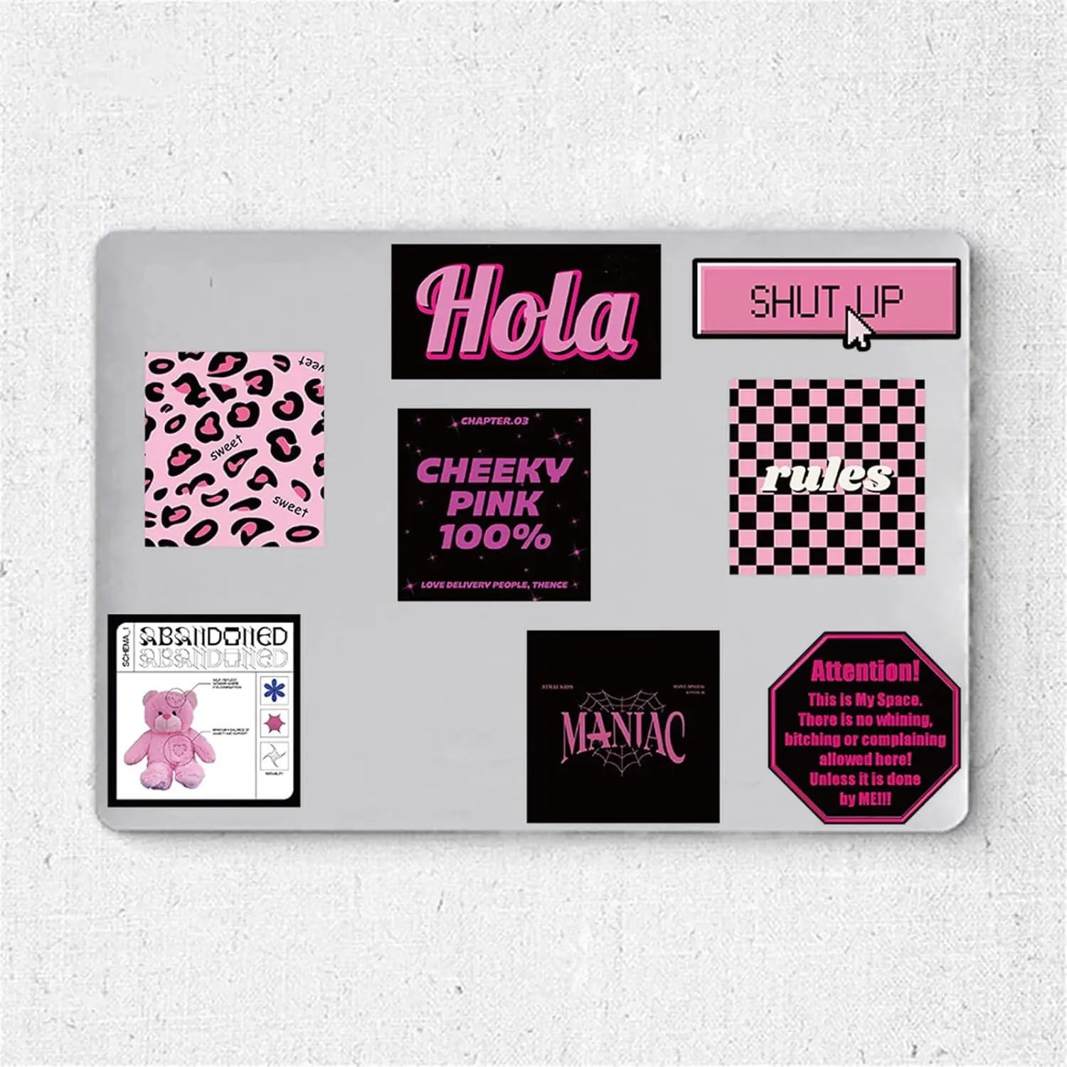 Vintage Graphic Design Phone Stickers - Creative Cute Adhesive-Backed DIY Scrapbooking & Stamping Accessories for Smartphone, Cellphone Casing, Cover, Devices, Notebooks, Water Cups