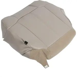 Driver Bottom Synthetic Leather Seat Cover Compatible with 1999-2002 Chevy Tahoe Suburban Tan 522 Truck Cushion Protector Car Accessories Replacement