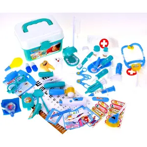 48-Piece Kids Doctor Play Set | Pretend Medical Kit with Realistic Tools & Working Stethoscope | Fun Educational Toy for Boys and Girls Ages 3+ | Blue