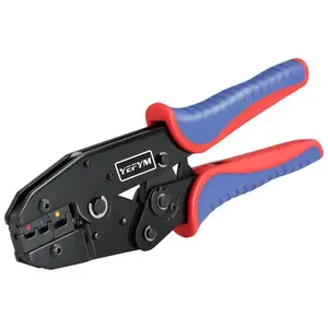 Portable Multifunctional Ratcheting Wire Crimper, Insulated Electrical YF-03C Ratcheting Wire Crimpers, Portable Wire Crimping Tool, Hand Tools