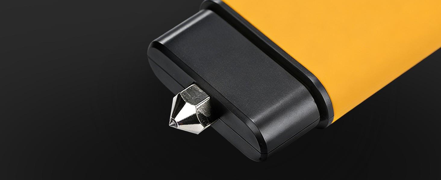 Porbi AI Steering Wheel Lock with Password + IC Card + Keys Unlocking, Heavy-duty Car Anti-theft Device with Incorrect Entry Alarm & Anti-Tamper Alarm, Fits 8.9–16" Truck Van SUV Car Wheels, Yellow