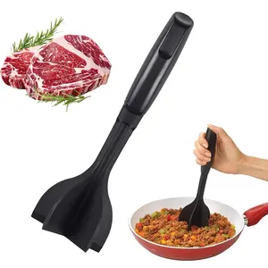 Durable Nylon Meat and Potato Masher, Ergonomic Handle, Perfect for Grinding Meat, Potatoes, Hot Foods, Kitchen Tool, Kitchen Gadgets