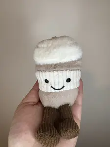 Cute Milk Tea Plush Keychain and Bagcharm