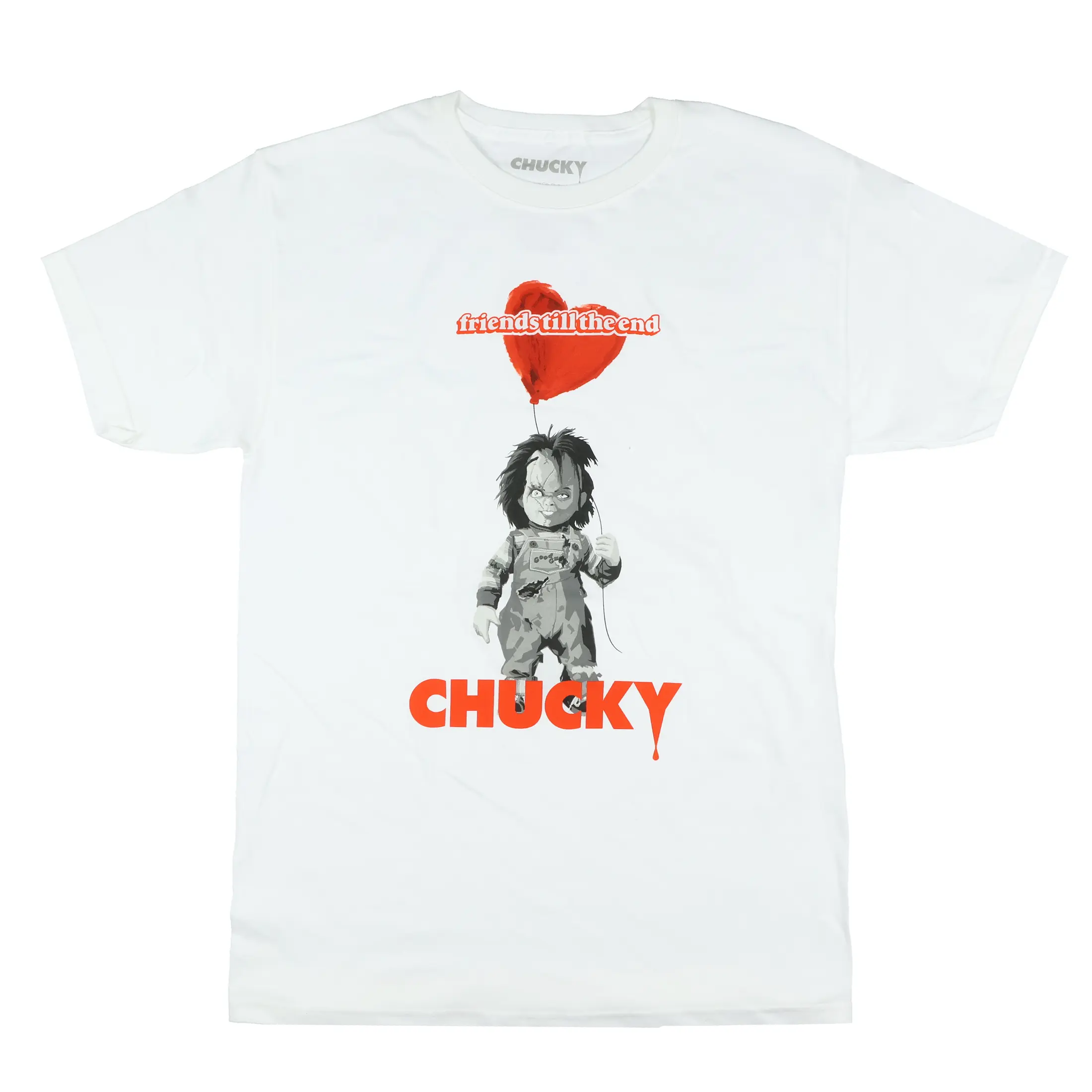 Child's Play Chucky T-Shirt Men's Friends Till The End Adult Short Sleeve Tee