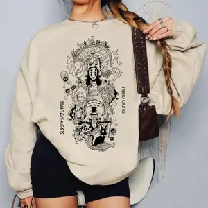 Studio Ghibli Sweatshirt T-Shirt, Ghibli Studio Shirt, Howls Moving Castle, Spirited Away, Hayao Miyazaki, My Neighbor Totoro, Trending Ghibli Shirt