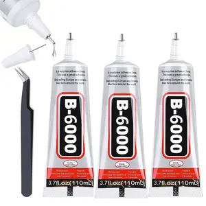3/1PCS 110ml B6000 Jewelry Glue Clear Rhinestone, Inlay Glue, Pendant Adhesive,Craft Adhesive Glue with Precision Tip Multifunctional Fabric Glue For Jewelry Making, Mobile Phone Repair