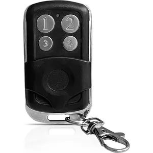 Gate Opener Remote Control Transmitter for Automatic Gate Opener Hardware Control Remote Security Gate Controller with Keychain Electric Rolling Driveway Gate Opener Closer Security Kit Remote