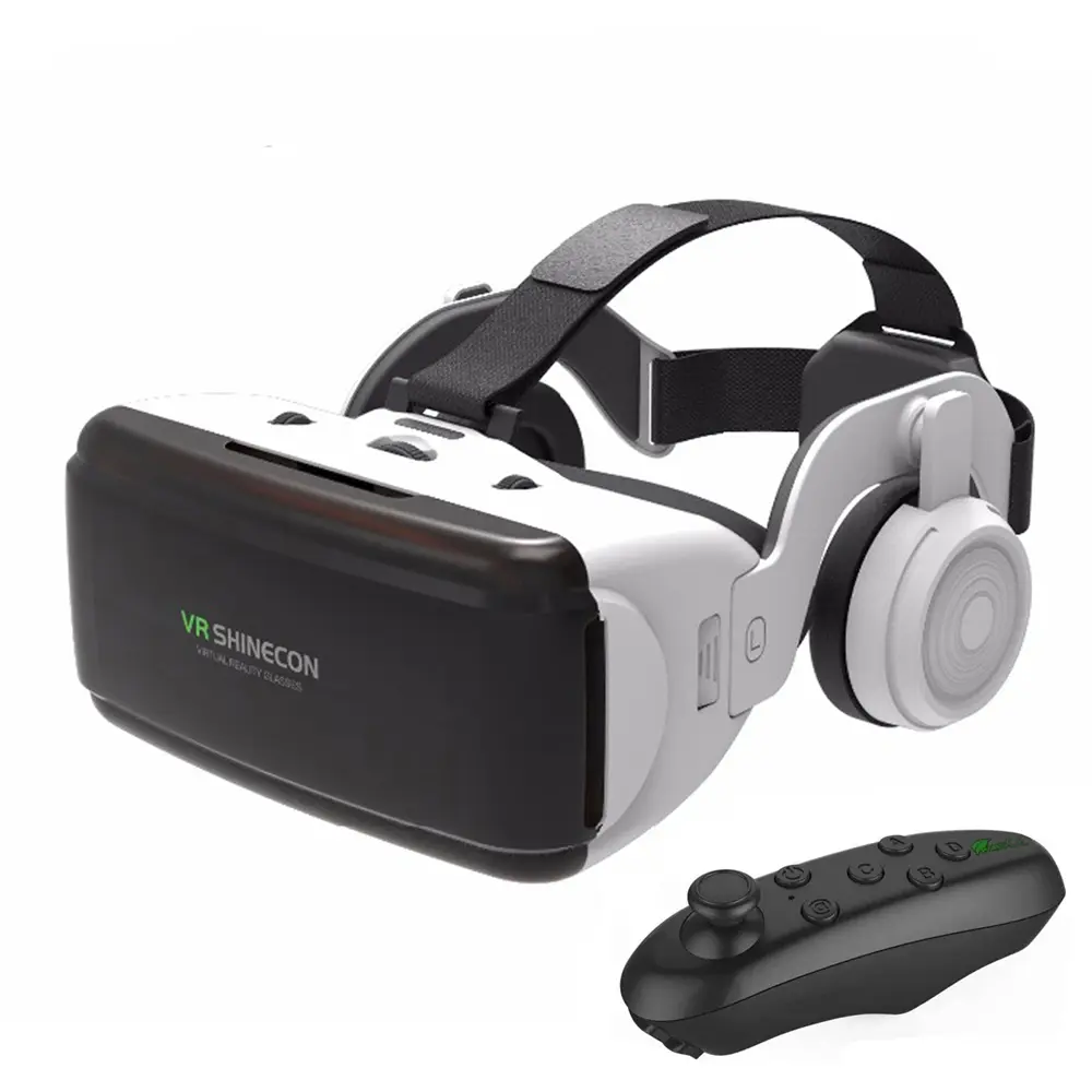 Shinecon Virtual Reality 3D VR Glasses Headset Viar Devices Helmet Lenses Goggle VR Goggles Smart For Smartphone Phone Cell Headphone Gogle VR Headsets