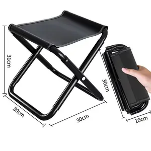 Portable Mini Folding Stool, Small Camping Stool Mortable Stool Can Hold Up to 200 Lbs