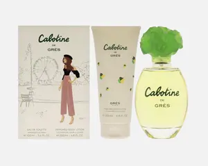 Gres Cabotine Women's 2 Piece Gift Set (Includes: 3.4 oz EDT Spray + 6.8oz Body Lotion)