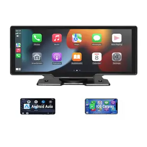 SEALIGHT 10.26" Touchscreen Wireless Apple Carplay & Android Auto Portable Car Stereo  Car Play Navigation with Voice Control, Bluetooth Handsfree Call/Music, AUX/FM Transmitter, Car Radio Receiver for Car RV Truck Pickup