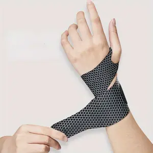 1pc Ultra Thin Wrist Brace Sport Slim Carpal Tunnel Support For Men And Women Adjustable Lightweight Breathable Wrist Protector
