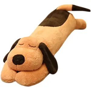 Giant Dog Puppy Stuffed Animals Plush Toy,23.6 Inch Large Stuffed Dog Hugging Pillow Soft Sleeping Plush Body Pillow Birthday