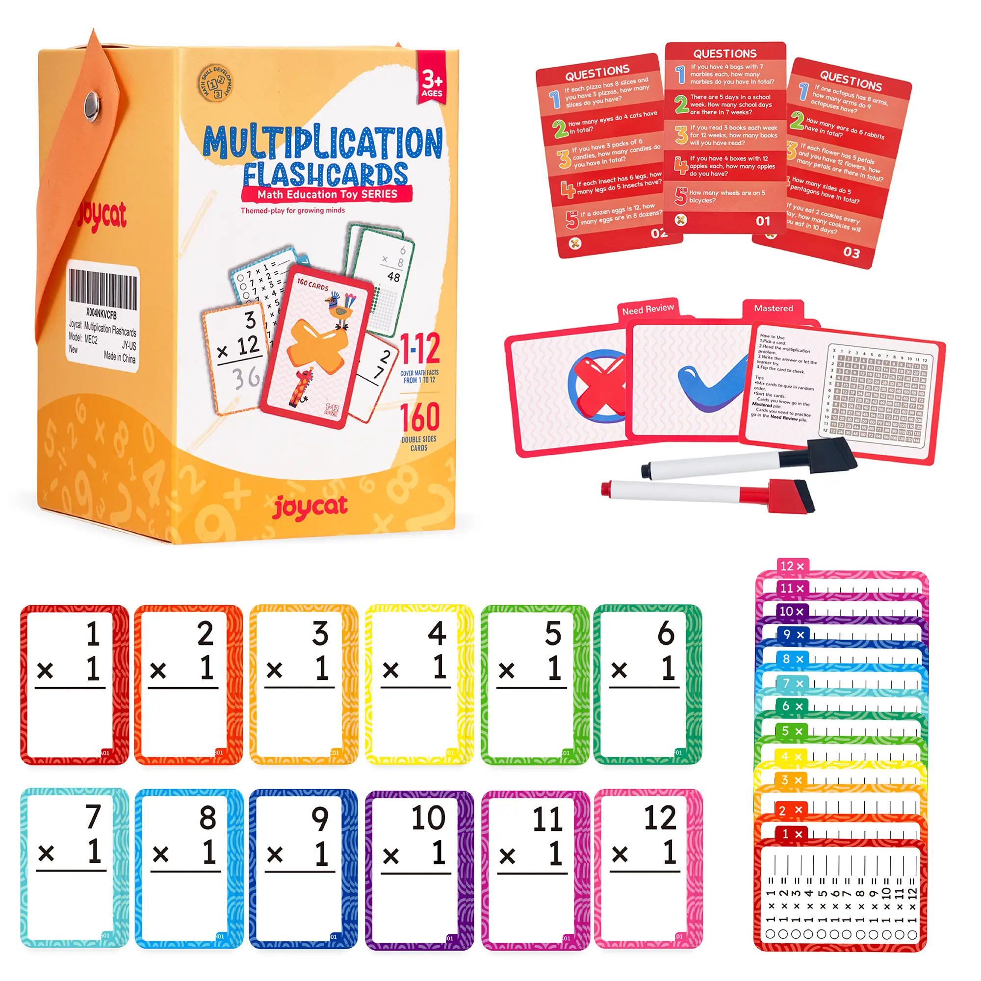 Multiplication Flash Cards