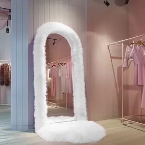 Full Length Mirror, Full Body Mirror with Stand, Hanging or Leaning for Wall, Aluminum Alloy Thin Frame Floor Standing for Bedroom, Living Room, Cloakroom Decor mirrors Full Length