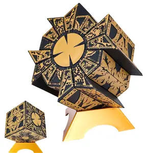 Detachable Hellraiser Puzzle Box, Hellraiser Puzzle Box Functional, Deformation Detachable Lock Puzzle Box. Lament Configuration Horror Movie Merchandise Full-Featured Prop Model Ornaments,with Base,Graduation season gifts 2026,boyfriend birthday gift