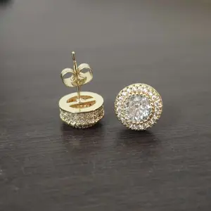 [Earrings] Trendy Hip Hop Style Super Flashing Earrings - Cool Street Unisex Daily Party Earring Collection Everyday Wear