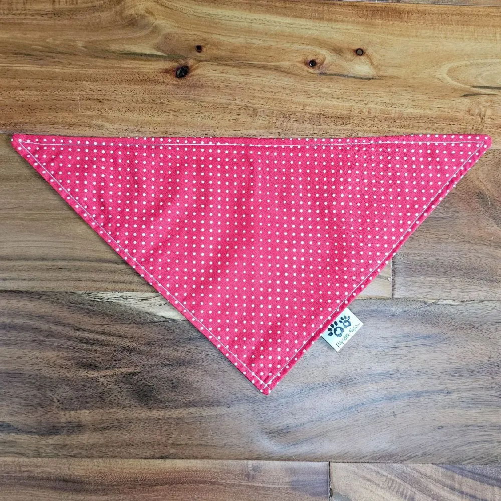 Red Poke o Dot Dog Bandana