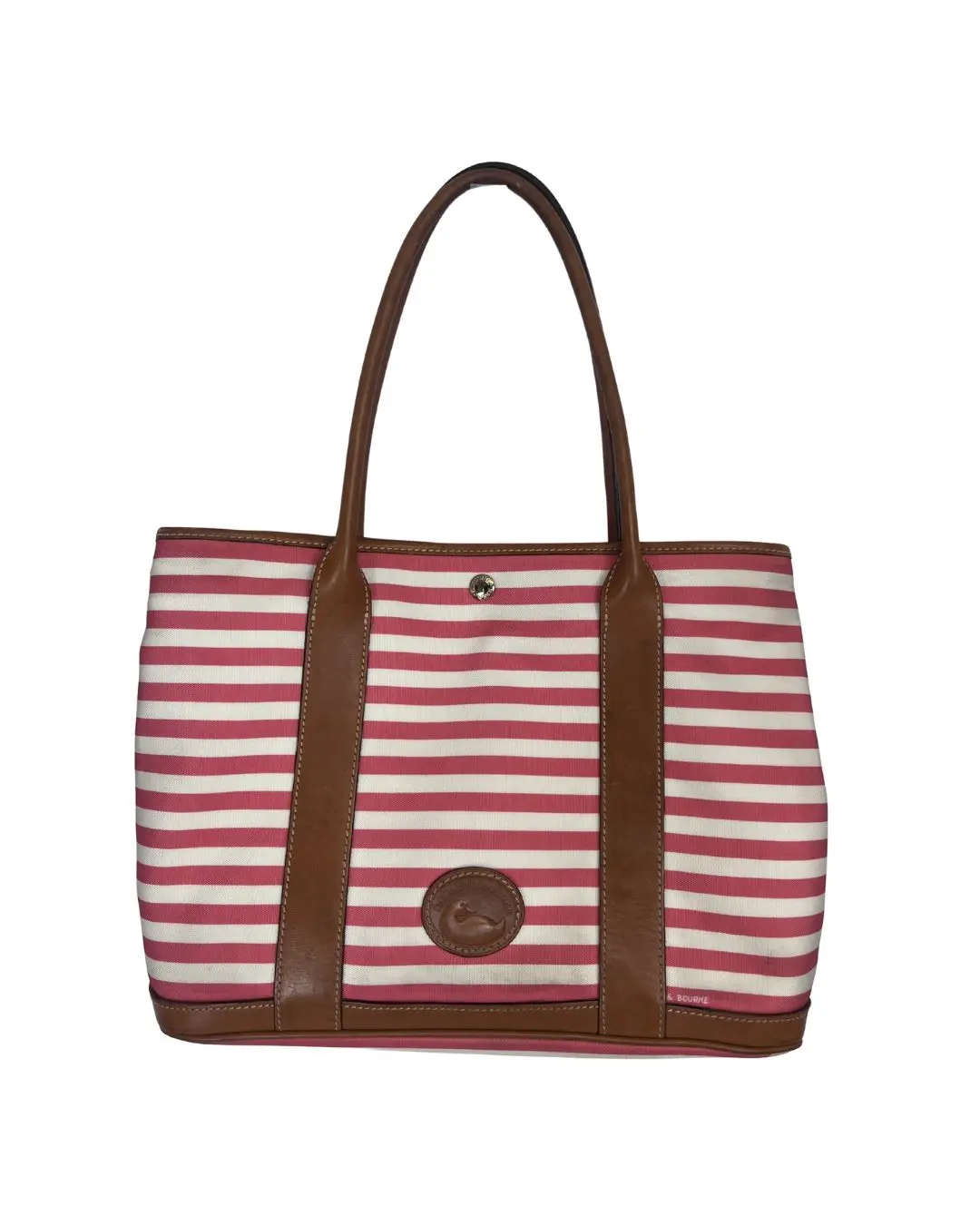 DOONEY & BOURKE Sullivan Layla Pink & White Striped Tote Bag