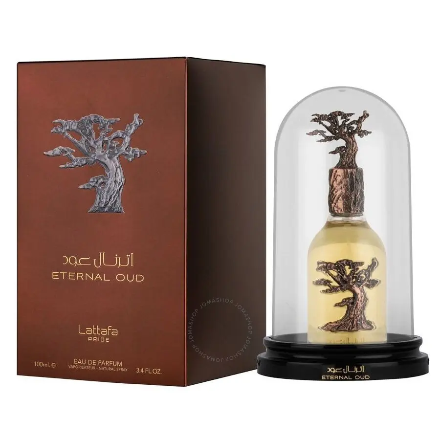 Lattafa Pride Eternal Oud Eau De Parfum (EDP) Spray Bottle, Luxury High-End Unisex Fragrance for Unisex Wear, Oriental Woody-Earthy Sahara Oud with Rich Notes, Long-Lasting, 3.4 fl oz