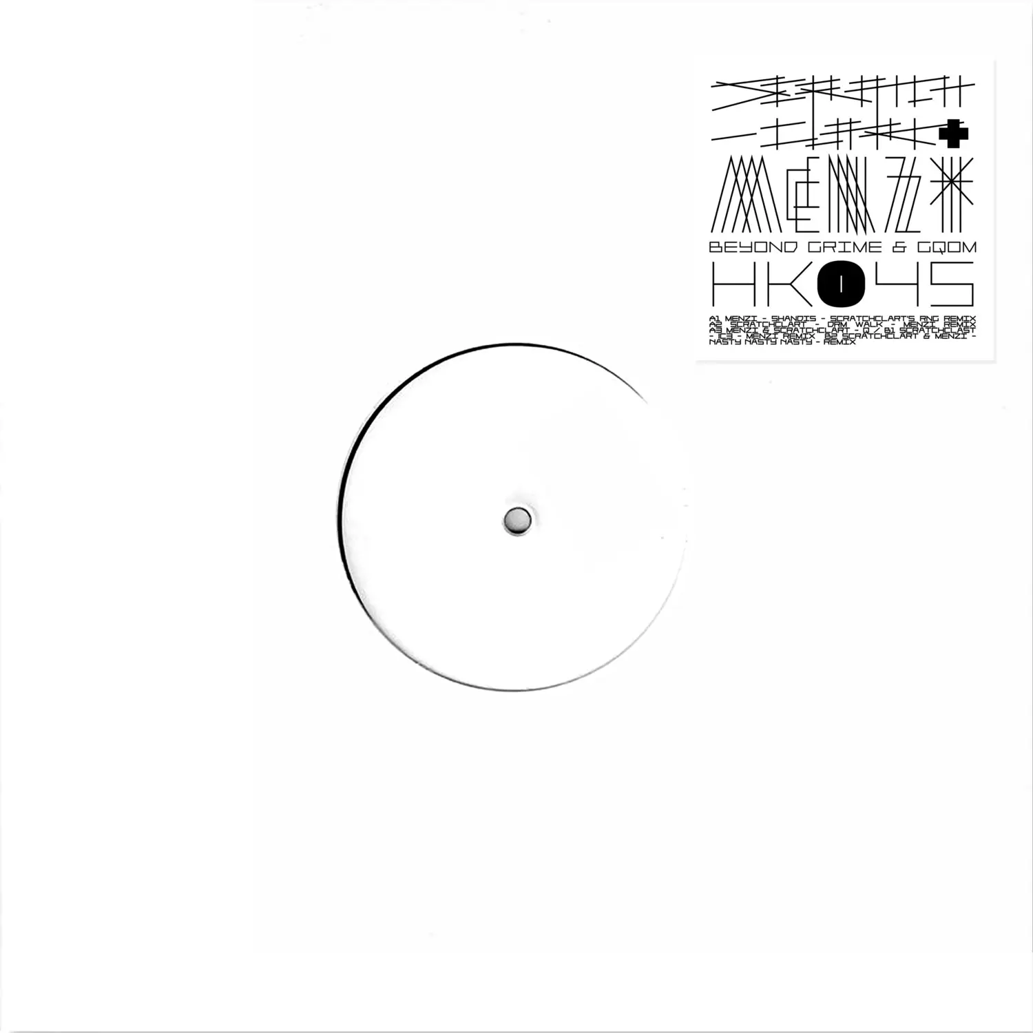 Scratcha Dva & Menzi - Beyond Gqom & Grime  [12-INCH SINGLE VINYL RECORD]