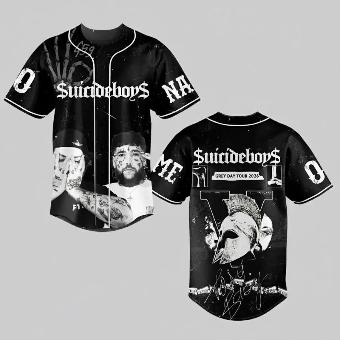 $uicideboy$ Concert Tour Shirt, Grey Day 2026 Graphic Tee Hip Hop Fan Gift