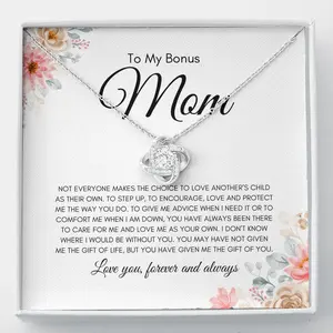 Gift For Bonus Mom, Step Up Mom Necklace, Birthday Present IDea For Stepmom From Stepdaughter, Gift From Stepson, Thank You To Stepmom Gift