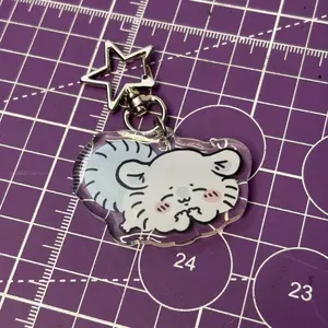 Tired Momonga Chiikawa   – 2 Inch Acrylic Charm