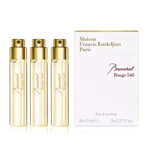 Maison Francis Kurkdjian Unisex 3 x .37 Ounce Baccarat Rouge 540 Eau de Parfum