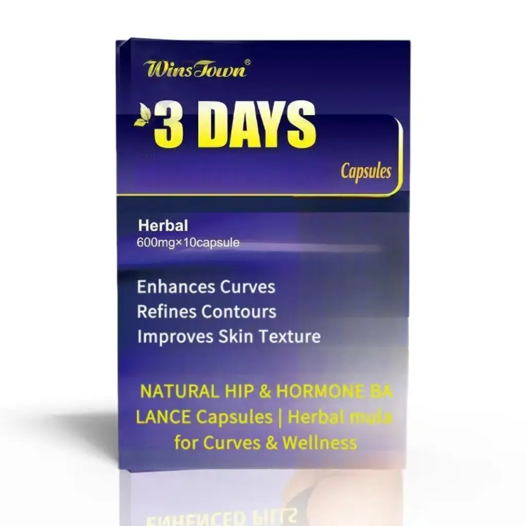 Winstown Women's Balance Capsules – Herbal formula for curves and wellness. 10 servings, vegan.
