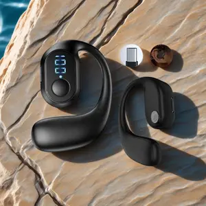 Wireless Earphones Air Conduction OWS Headphone HiFi Ear-Hook Music Sports Noise Cancel Headset For All Smartphones