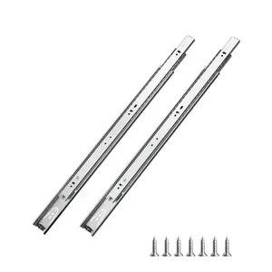 VEVOR Drawer Cabinet Slides Side Mount 22 inch 10 Pairs 100 LB Load Replacement