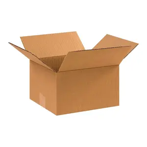 Brown Cardboard Mailing Boxes, 10 x 8 x 6 inches | 25-Pack | Moving, Storage, Packaging, and Shipping Boxes Office Supplies Stationery