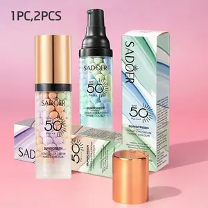 3-In-1 Color Correcting Primer SPF 50 UV, Brightening Oil Control Moisturizer Cream, Long-Lasting Makeup Base for Flawless Skin Tone #GLOBAL PICKS