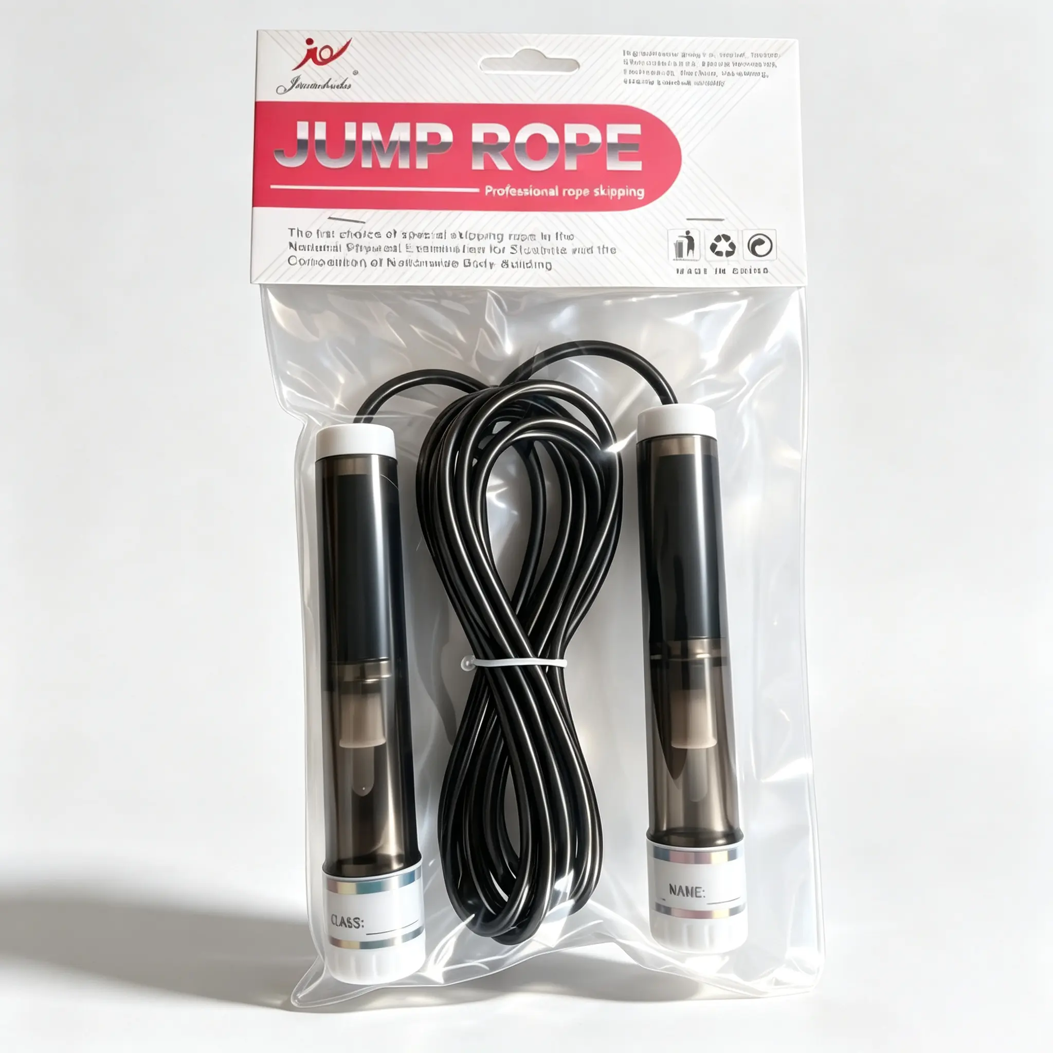 Dual-Bearing Polyvinyl Chloride (PVC) Skipping Rope - 360-Degree Rotation, Anti-Tangle Fitness Equipment with Customizable Non-Slip Grip Handles for High-Intensity Training, Racing, Racing High-Intensity, 360 Rotation, Unisex, Dual-Grip Skipping Ropes