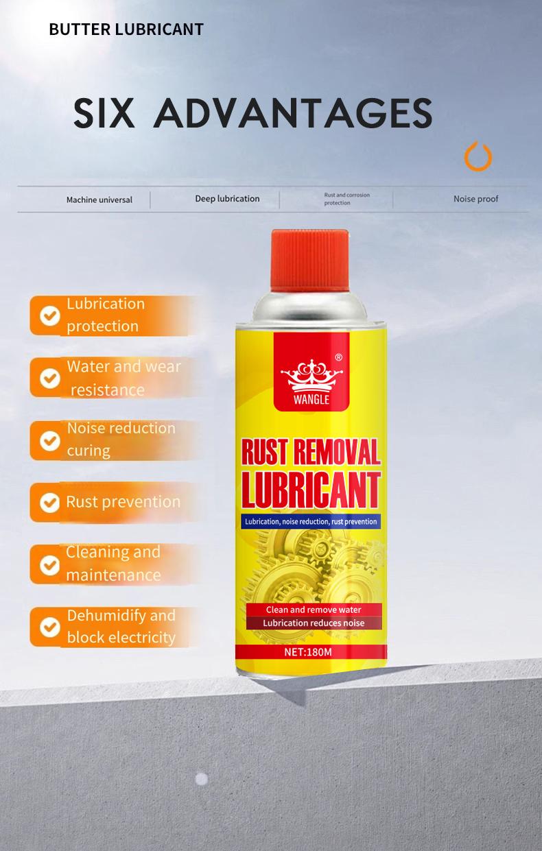 Multi-Function Rust Removal Spray,Rust Prevention & Noise Reduction-5.8oz