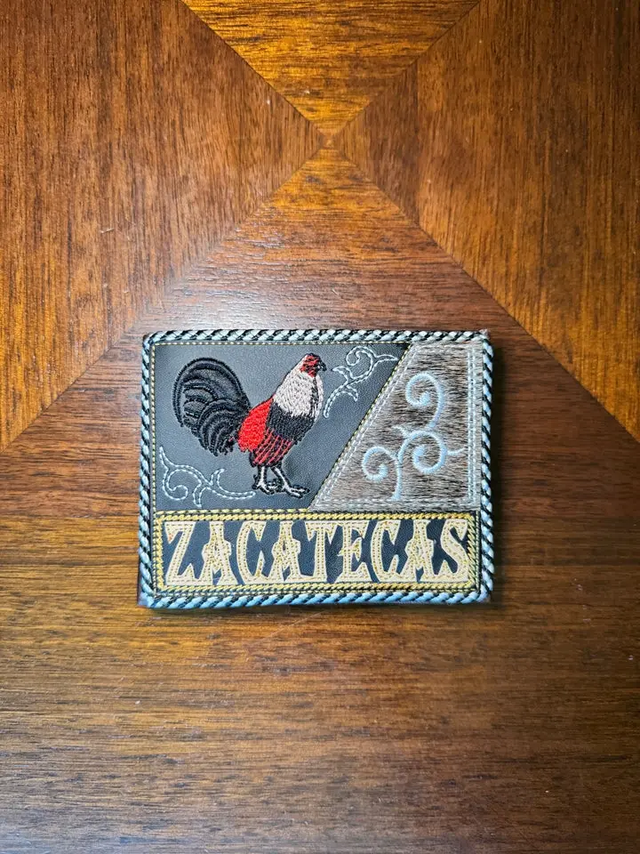 Cartera Vaquera Zacatecas | Handmade Mexican Zacatecas artisanal wallet
