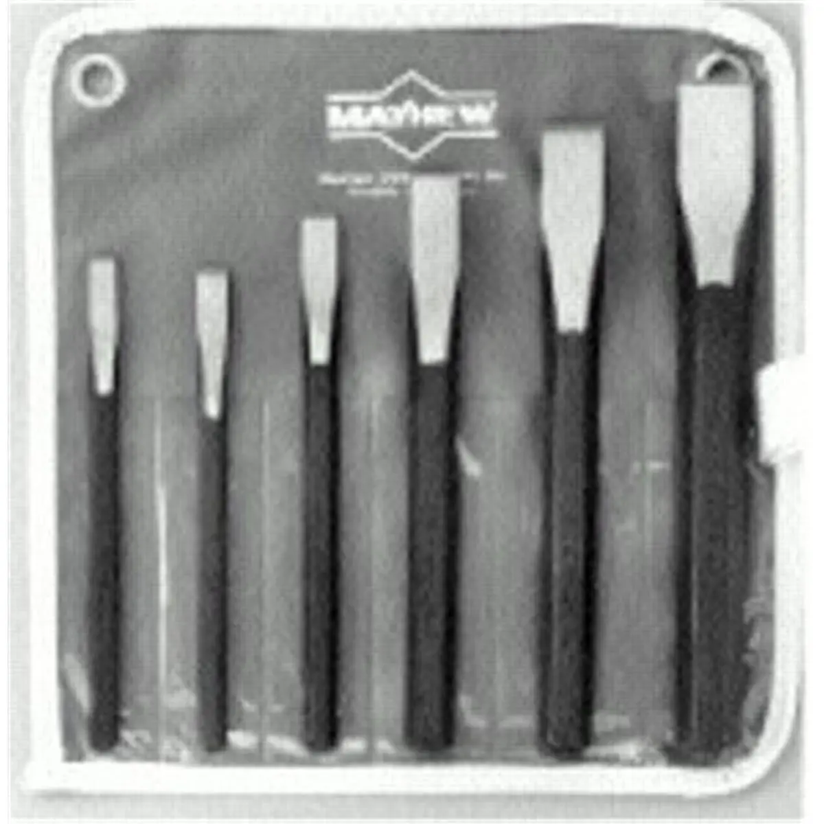 212 MAIN 6-Pc Alloy Steel Hex Shape Cold Chisel Set, Mayhew Tools 479-60560 7001-K, Ideal for Woodworking DIY Projects