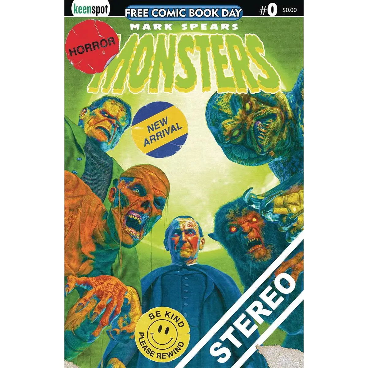 Mark Spears Monsters #0 Keenspot FCBD 2025
