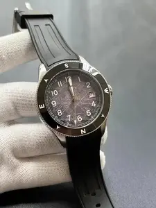 Mens Automatic Mechanical Movement stainless steel high-quality wristwatches Fashion Rubber Straps Ceramic Bezel Watch