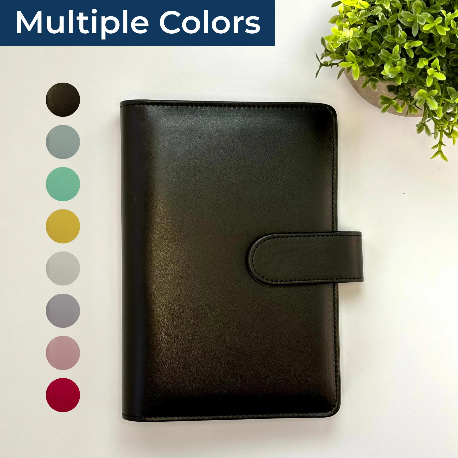A6 Smooth Leather Budget Binder