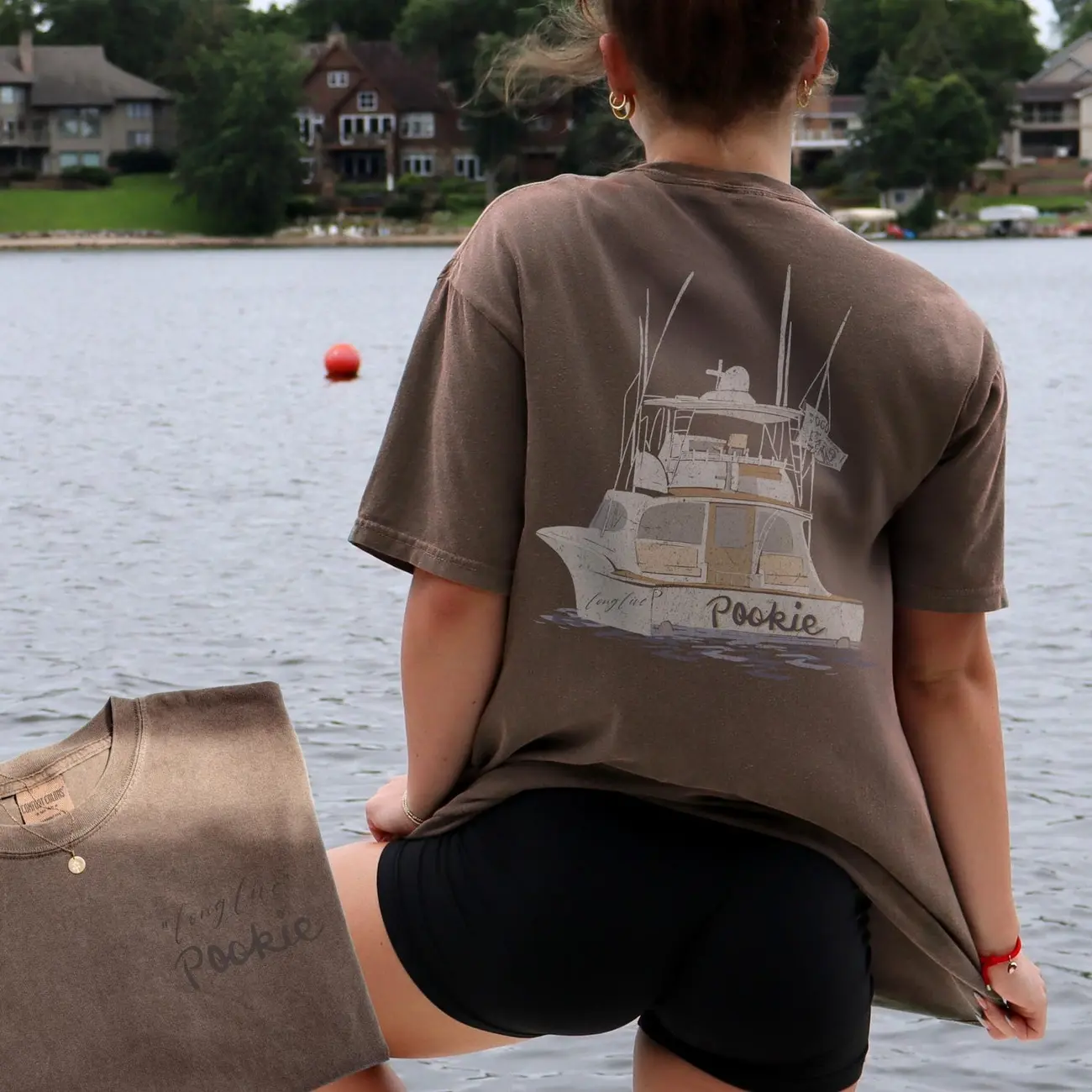 Long Live Pookie Boat Tee - JJ Fishing T-Shirt, Gift for Outdoor, Fishing, and Boat owner  obx style tee EDN