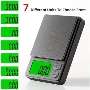 0.01g Precision Mini Jewelry & Food Scale, Portable Digital Pocket Scale, Digital Kitchen Scale, LCD Display, Battery Powered, Lab Equipment, Compact & Lightweight Design, Accurate Digital Scale