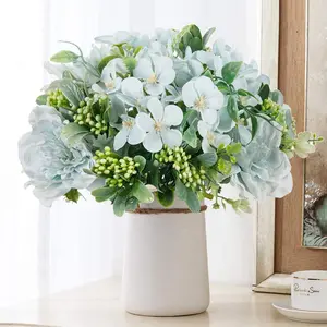 1 Piece Household Decorative Artificial Flower, DIY Fake Flower Bouquet For Home Weeding Birthday Party Decoration
