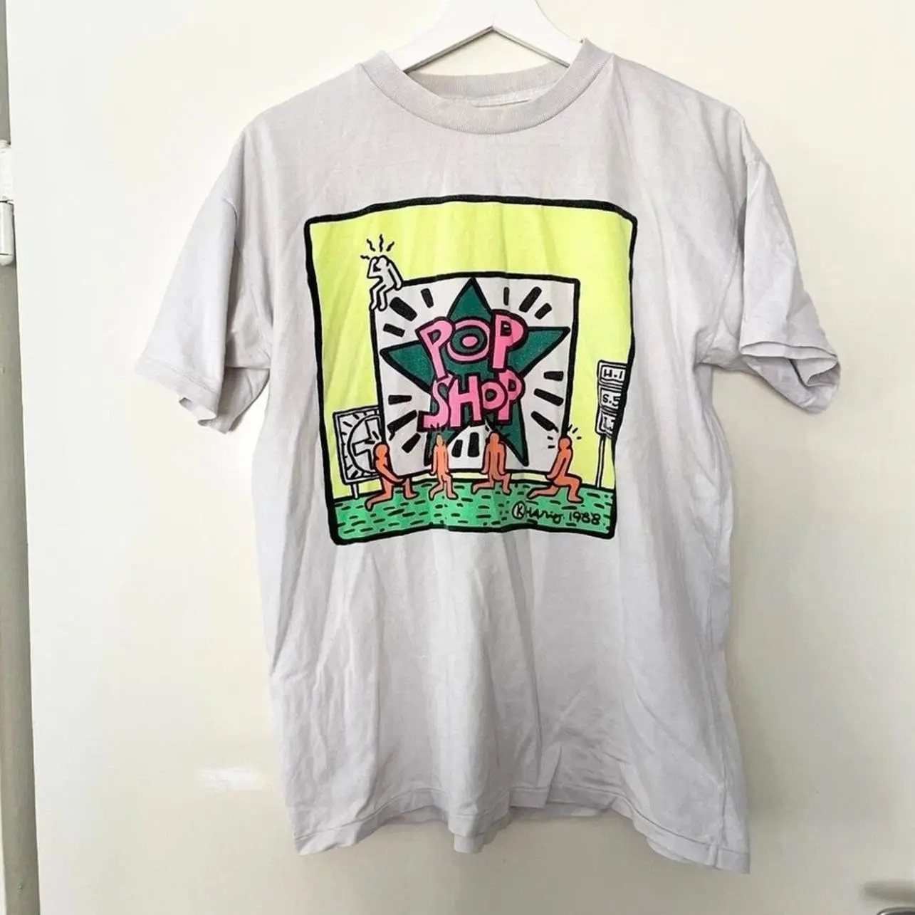 Keith Haring 1988 rare pop shop Shirt Unisex S-5XL II78 W
