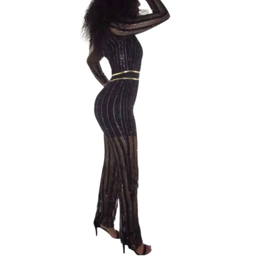 Z-Dressy Glitter Jumpsuit