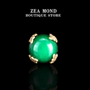 Copper alloy resin old money style fashionable glass women's ring BD-ZH-2 AS-JZ-5