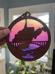West Virginia Suncatcher for Sunny Window