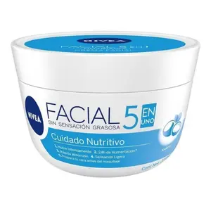 Nivea Facial Cuidadp Nutritivo con Manteca de Karite - Moisturizers for Skin Care 375 ml - Skincare daily face