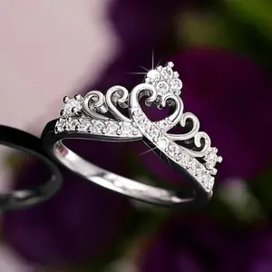 Princess Tiara Ring party jewelry promise ring